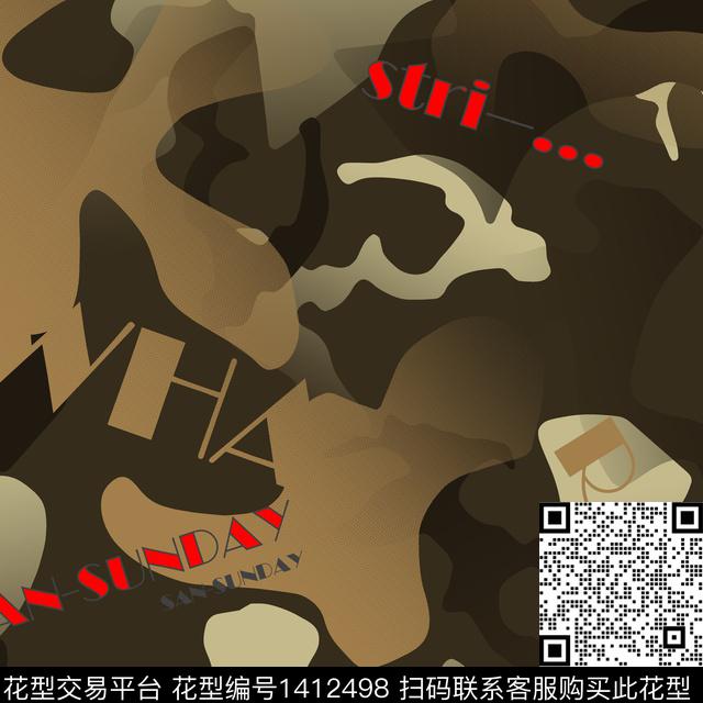 纸印花几何男装满版花传统印花华亿平台下载（图片编号: 1412498） - 瓦栏（Walan）