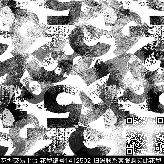 纸印花几何男装满版花传统印花华亿平台下载（图片编号: 1412502） - 瓦栏（Walan）