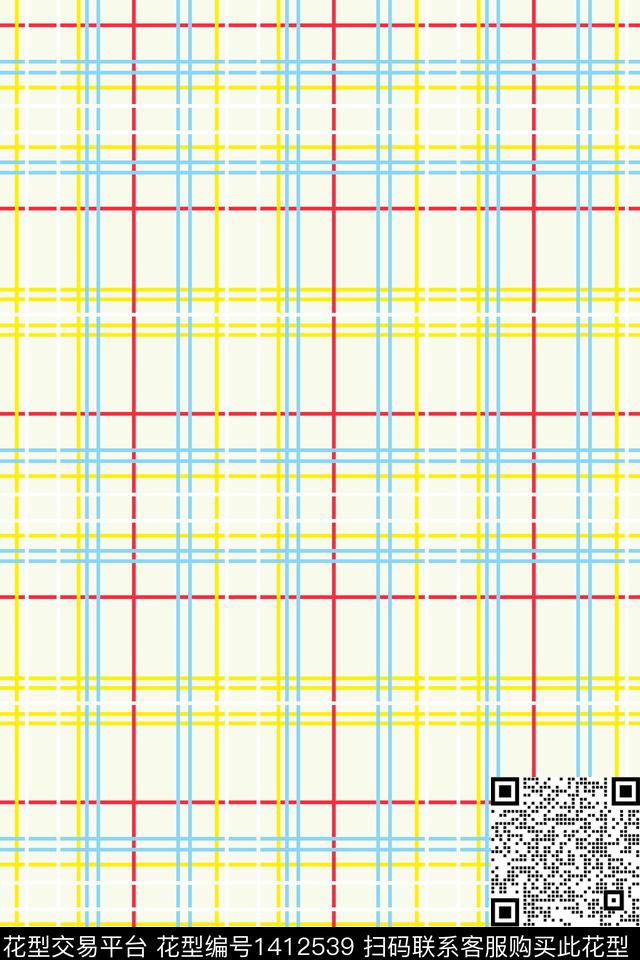 几何花卉小碎花数码印花华亿平台下载（图片编号: 1412539） - 瓦栏（Walan）