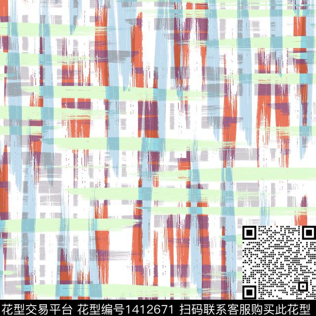 几何简约大牌风传统印花华亿平台下载（图片编号: 1412671） - 瓦栏（Walan）