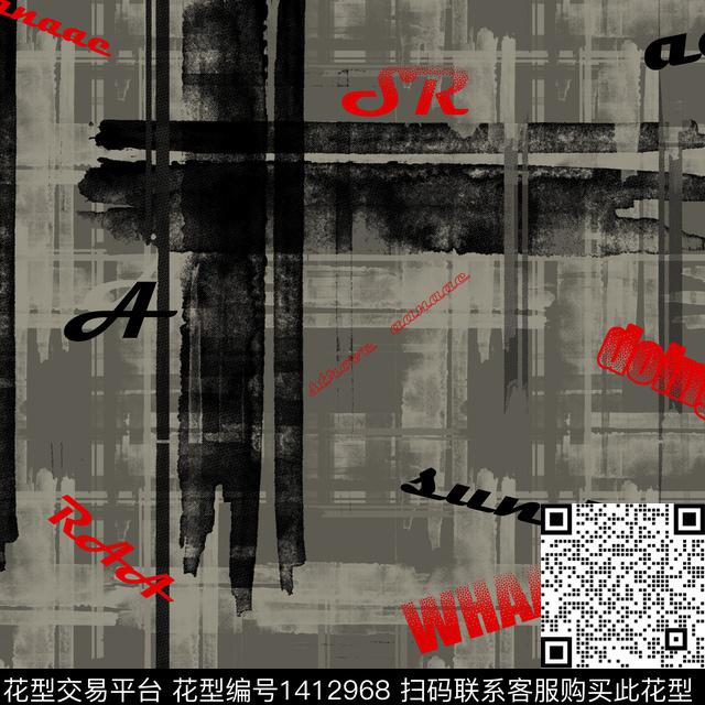 纸印花几何男装满版花传统印花华亿平台下载（图片编号: 1412968） - 瓦栏（Walan）