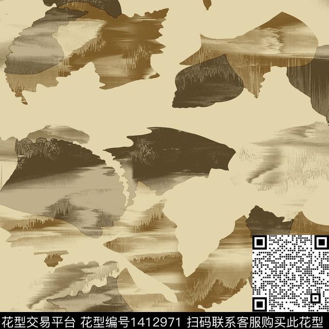 纸印花几何男装满版花传统印花华亿平台下载（图片编号: 1412971） - 瓦栏（Walan）