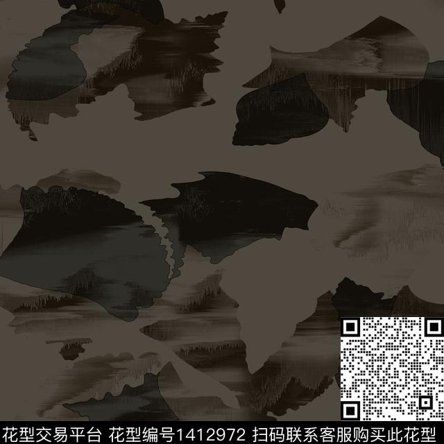 纸印花几何男装满版花传统印花华亿平台下载（图片编号: 1412972） - 瓦栏（Walan）