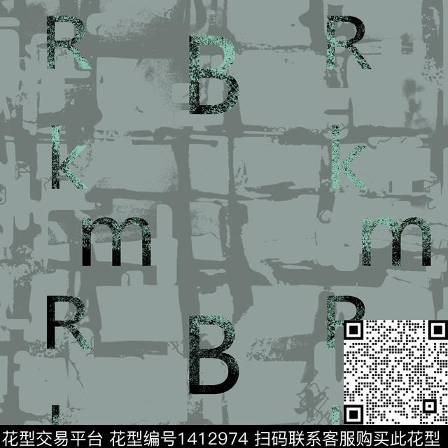 纸印花几何男装满版花传统印花华亿平台下载（图片编号: 1412974） - 瓦栏（Walan）