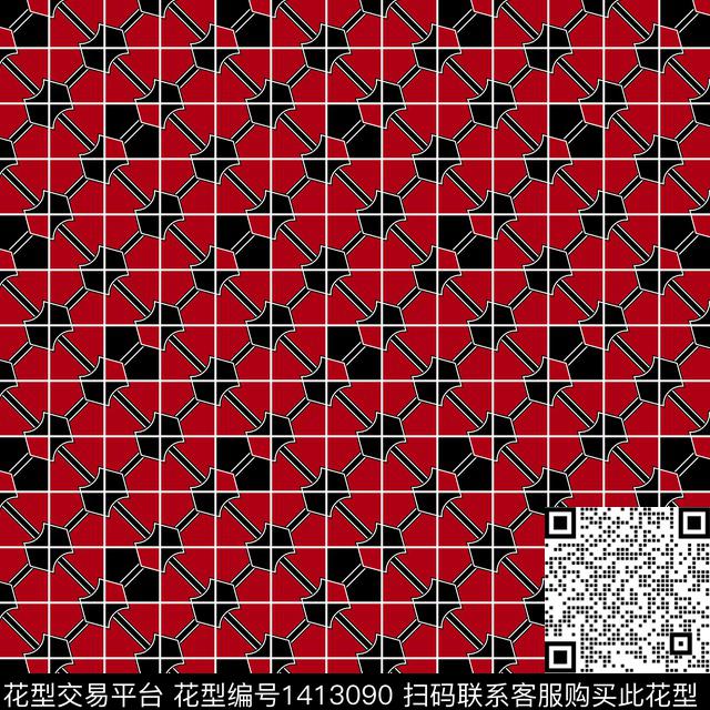 几何商务小碎花传统印花华亿平台下载（图片编号: 1413090） - 瓦栏（Walan）