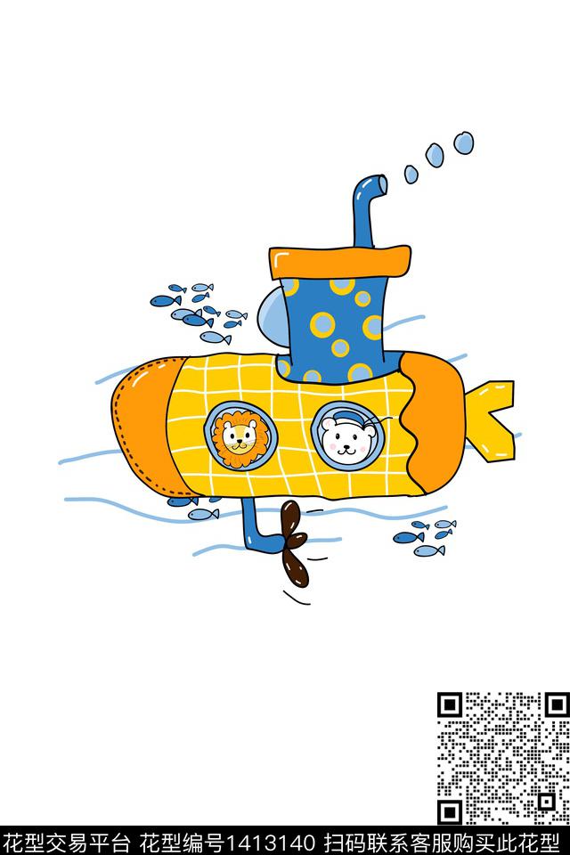 童装动物卡通数码印花华亿平台下载（图片编号: 1413140） - 瓦栏（Walan）