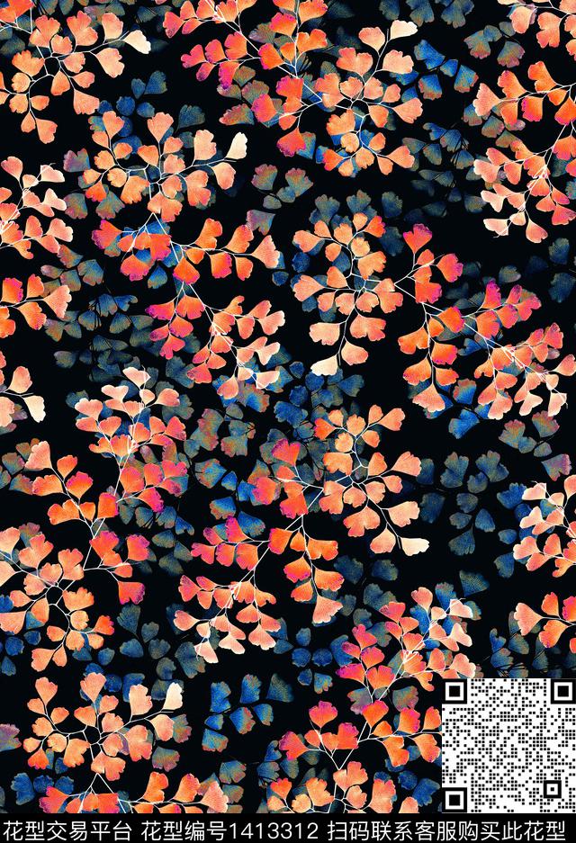 数码华亿平台真丝中老年数码印花华亿平台下载（图片编号: 1413312） - 瓦栏（Walan）