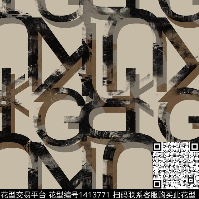 纸印花几何男装满版花传统印花华亿平台下载（图片编号: 1413771） - 瓦栏（Walan）