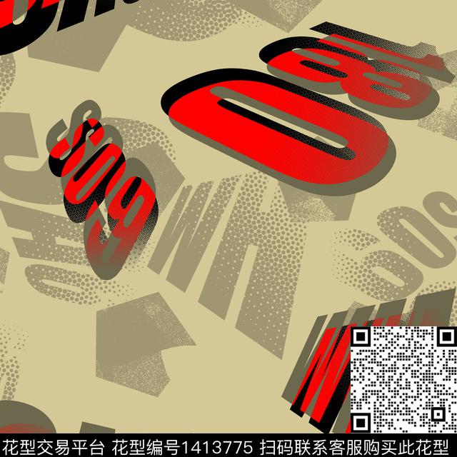 纸印花几何男装满版花传统印花华亿平台下载（图片编号: 1413775） - 瓦栏（Walan）