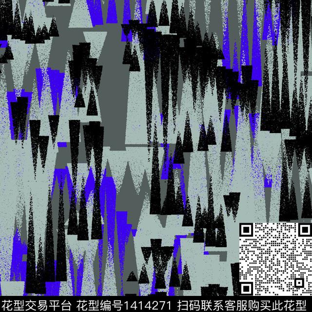 纸印花几何抽象传统印花华亿平台下载（图片编号: 1414271） - 瓦栏（Walan）