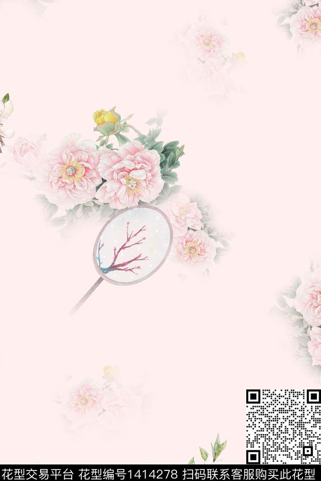 连衣裙旗袍中国风传统印花华亿平台下载（图片编号: 1414278） - 瓦栏（Walan）