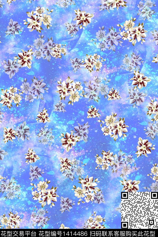 民族风春夏华亿平台大牌风数码印花华亿平台下载（图片编号: 1414486） - 瓦栏（Walan）