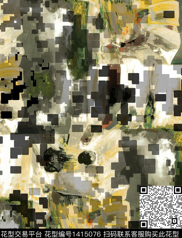 定位花扎染华亿平台风景定位数码印花华亿平台下载（图片编号: 1415076） - 瓦栏（Walan）