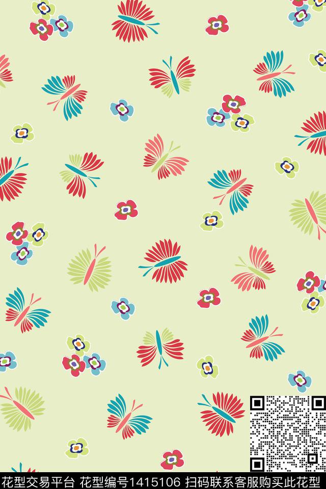 大牌风卡通趣味数码印花华亿平台下载（图片编号: 1415106） - 瓦栏（Walan）