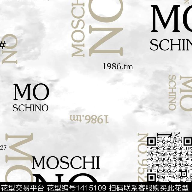 字母扎染华亿平台男装传统印花华亿平台下载（图片编号: 1415109） - 瓦栏（Walan）