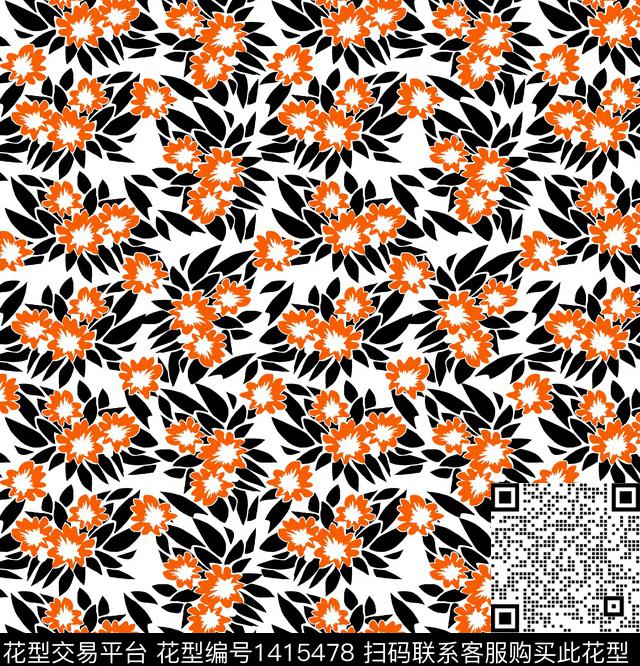 棉麻小碎花日韩风传统印花华亿平台下载（图片编号: 1415478） - 瓦栏（Walan）