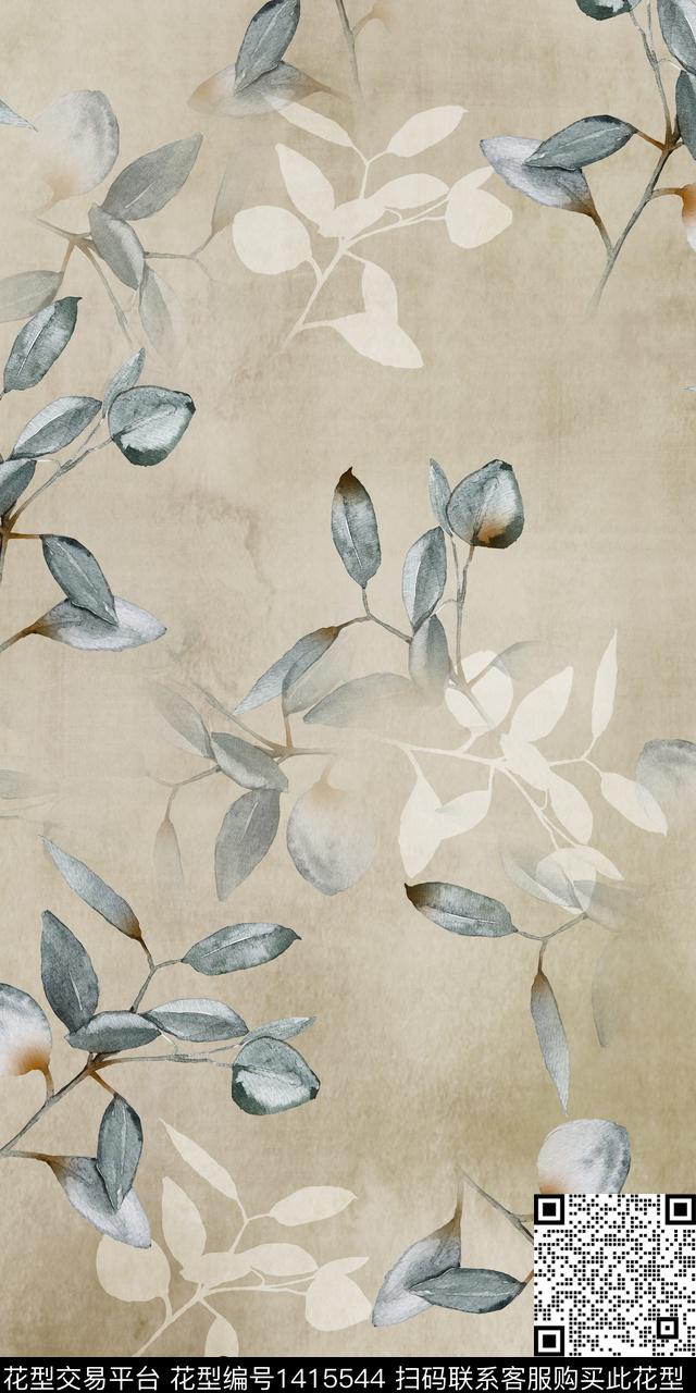 女装花卉数码印花华亿平台下载（图片编号: 1415544） - 瓦栏（Walan）