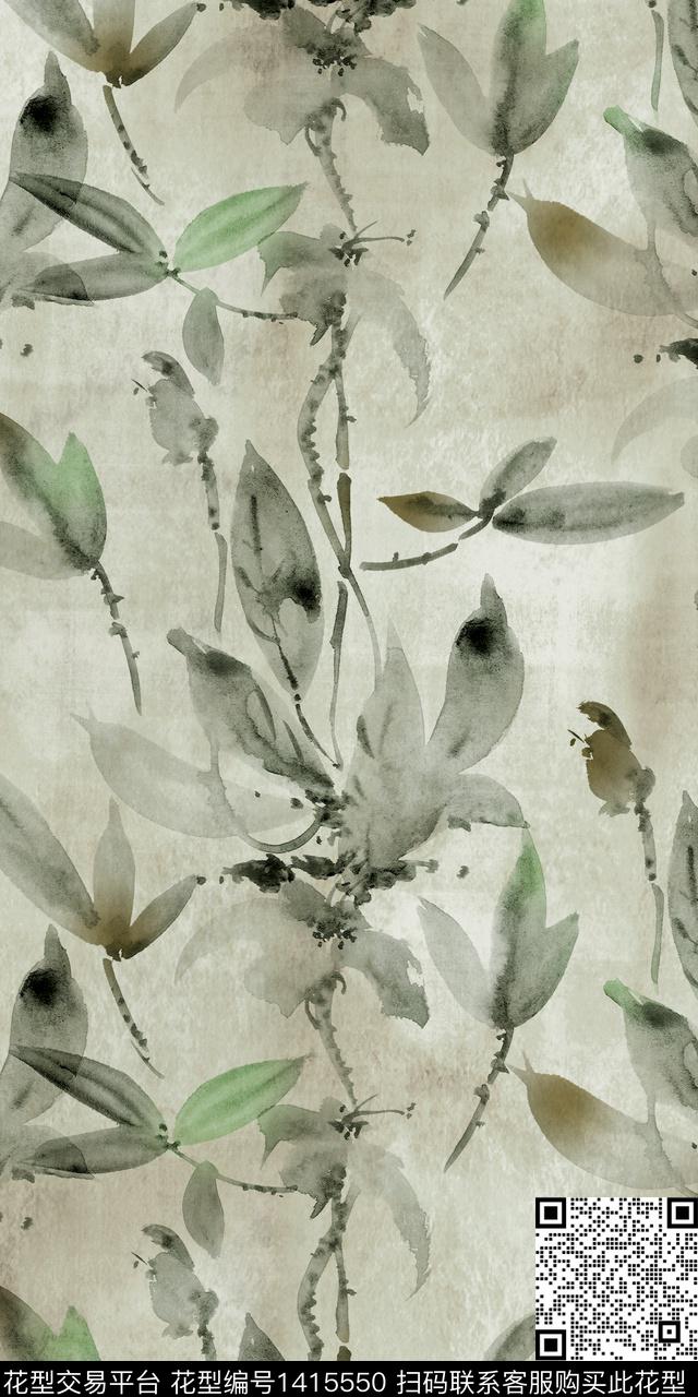 女装花卉数码印花华亿平台下载（图片编号: 1415550） - 瓦栏（Walan）