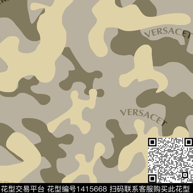 字母扎染华亿平台男装传统印花华亿平台下载（图片编号: 1415668） - 瓦栏（Walan）