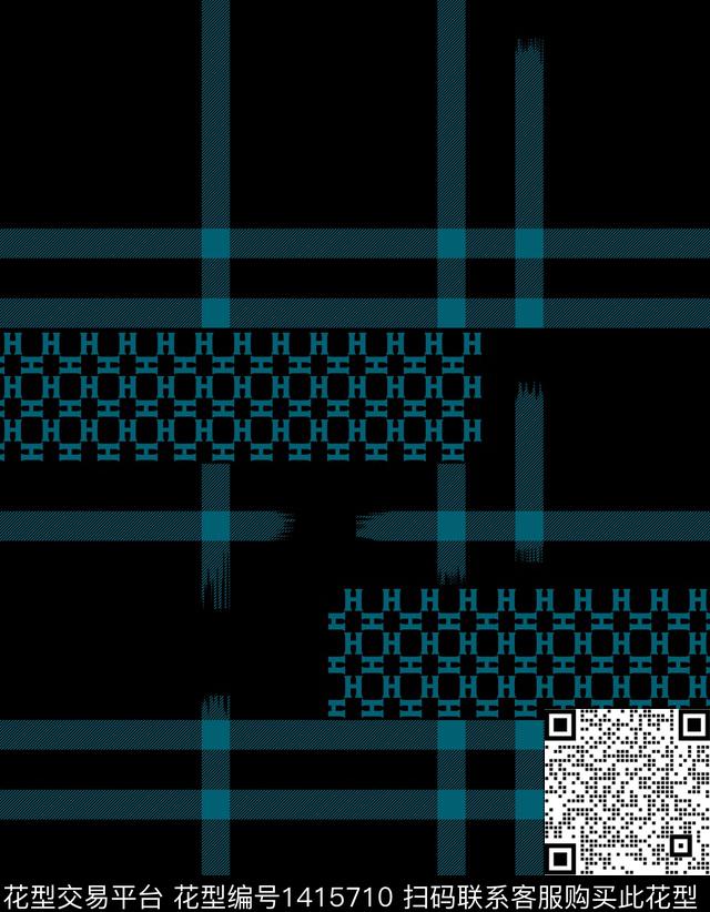 几何字母男装数码印花华亿平台下载（图片编号: 1415710） - 瓦栏（Walan）