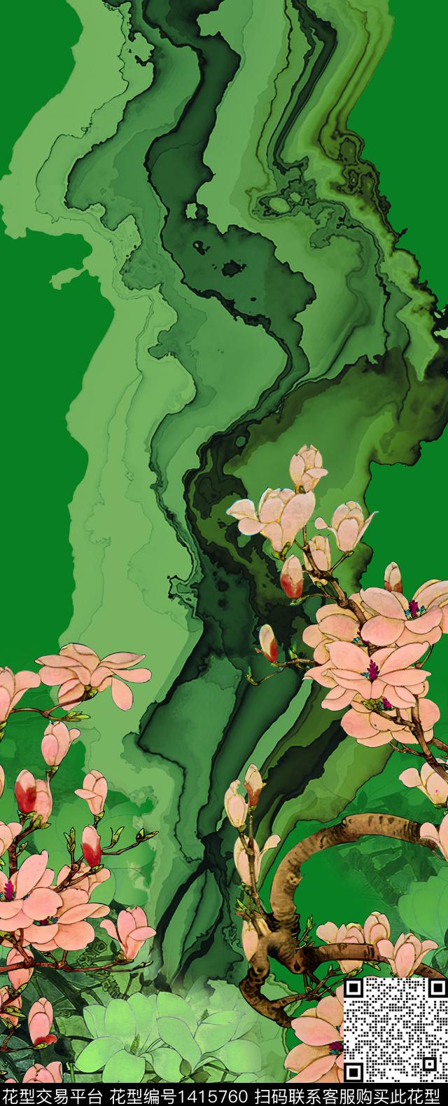 女装定位花数码定位花春夏华亿平台数码印花华亿平台下载（图片编号: 1415760） - 瓦栏（Walan）