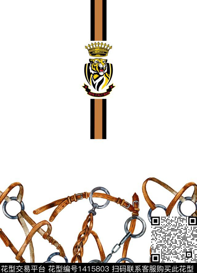 时尚动物大牌风数码印花华亿平台下载（图片编号: 1415803） - 瓦栏（Walan）