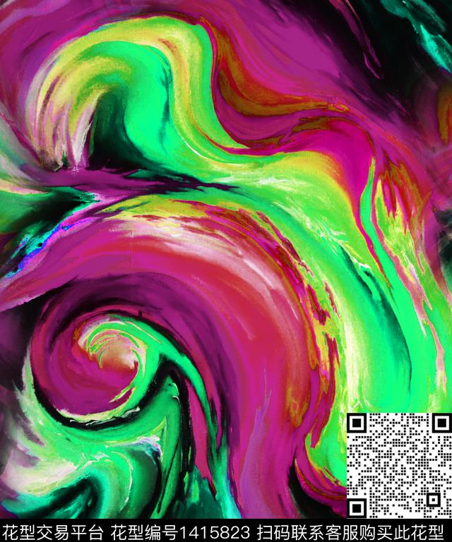 数码华亿平台春夏华亿平台香云纱数码印花华亿平台下载（图片编号: 1415823） - 瓦栏（Walan）