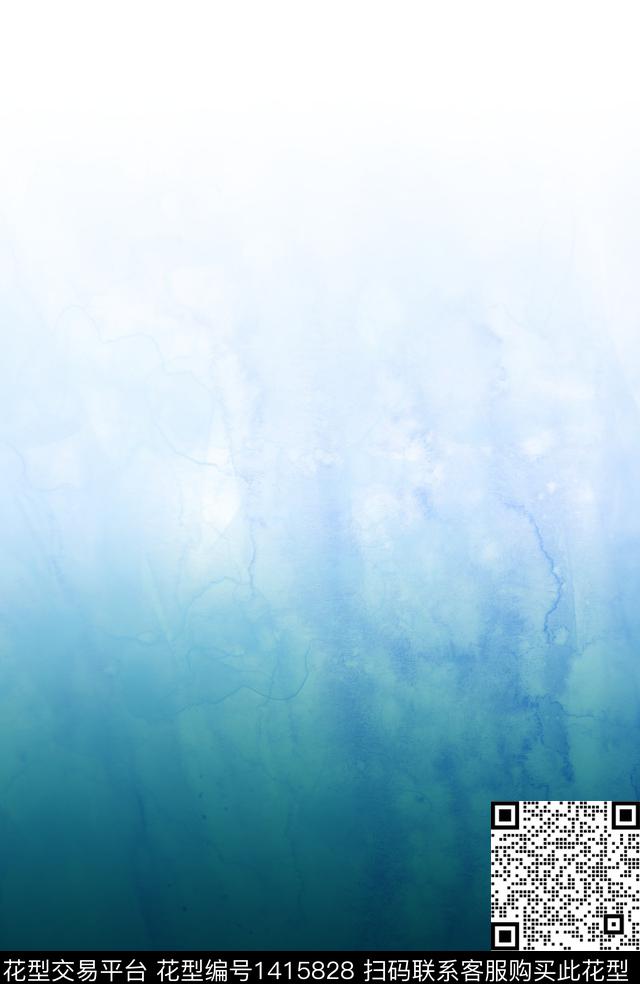 肌理渐变男装定位花数码印花华亿平台下载（图片编号: 1415828） - 瓦栏（Walan）