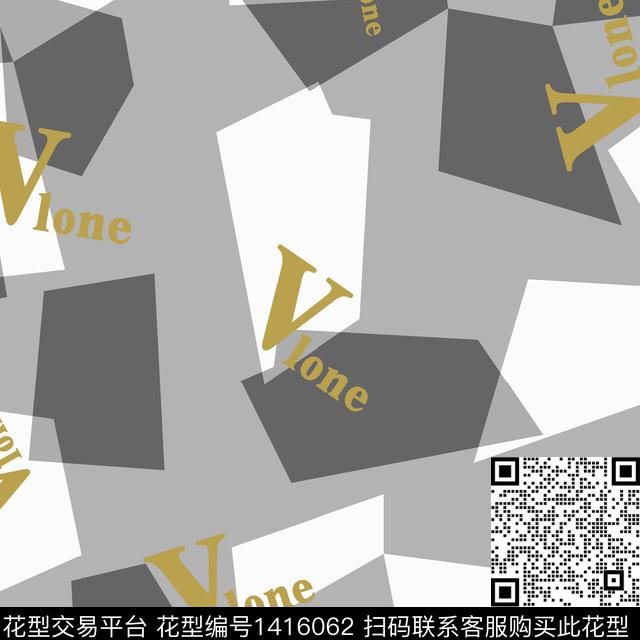 几何字母男装传统印花华亿平台下载（图片编号: 1416062） - 瓦栏（Walan）