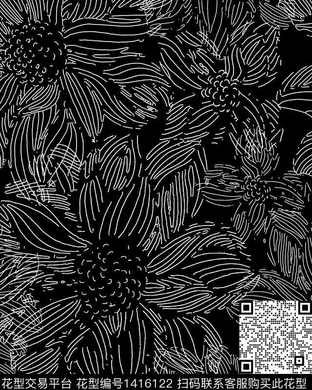 线条几何简约传统印花华亿平台下载（图片编号: 1416122） - 瓦栏（Walan）