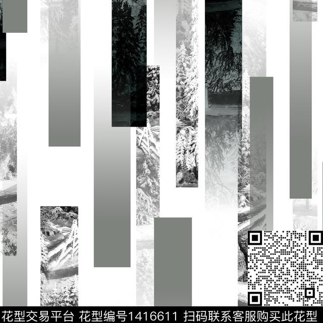 纸印花几何大牌风传统印花华亿平台下载（图片编号: 1416611） - 瓦栏（Walan）