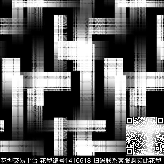 纸印花几何大牌风传统印花华亿平台下载（图片编号: 1416618） - 瓦栏（Walan）