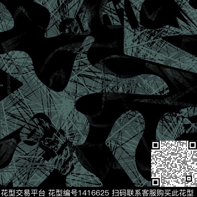 纸印花几何大牌风传统印花华亿平台下载（图片编号: 1416625） - 瓦栏（Walan）