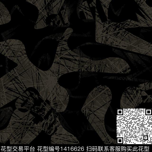 纸印花几何大牌风传统印花华亿平台下载（图片编号: 1416626） - 瓦栏（Walan）