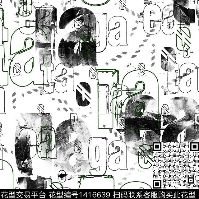 纸印花几何大牌风传统印花华亿平台下载（图片编号: 1416639） - 瓦栏（Walan）