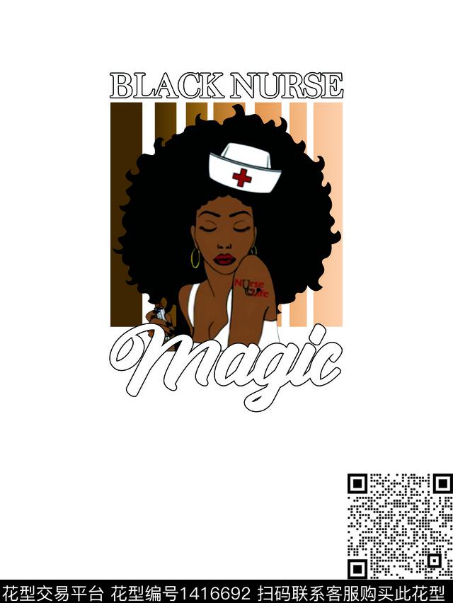 字母人物护士传统印花华亿平台下载（图片编号: 1416692） - 瓦栏（Walan）