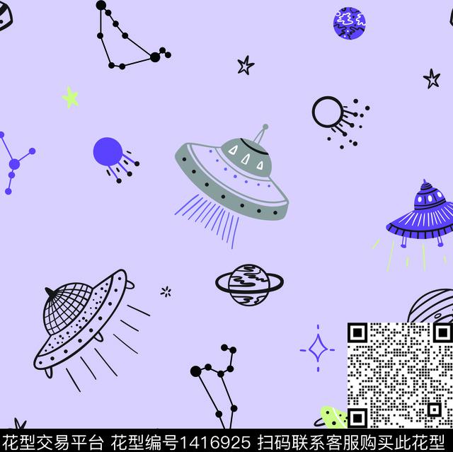 几何外星人数码印花华亿平台下载（图片编号: 1416925） - 瓦栏（Walan）