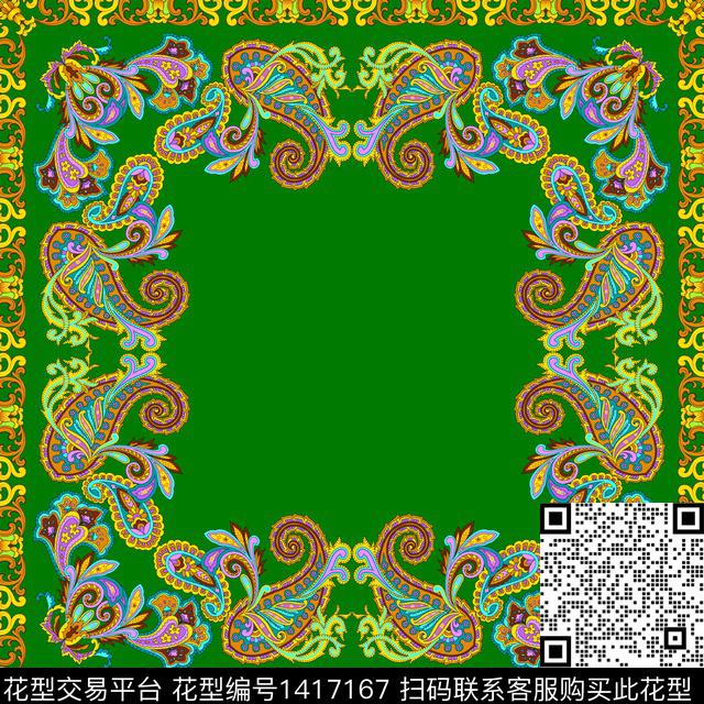 几何民族风抽象数码印花华亿平台下载（图片编号: 1417167） - 瓦栏（Walan）