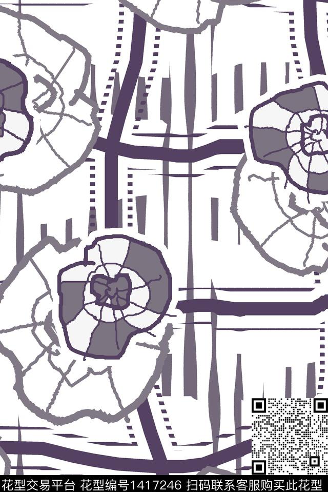 简约芦苇水墨风数码印花华亿平台下载（图片编号: 1417246） - 瓦栏（Walan）