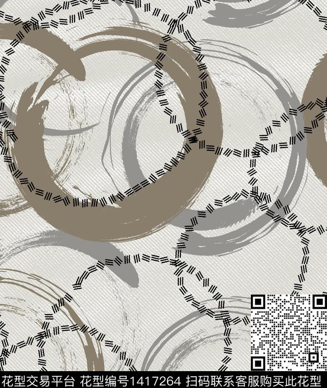 时尚肌理女装传统印花华亿平台下载（图片编号: 1417264） - 瓦栏（Walan）