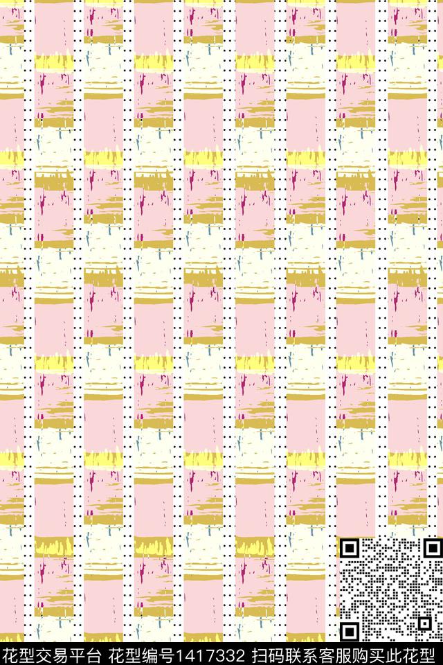 线条涂鸦肌理传统印花华亿平台下载（图片编号: 1417332） - 瓦栏（Walan）