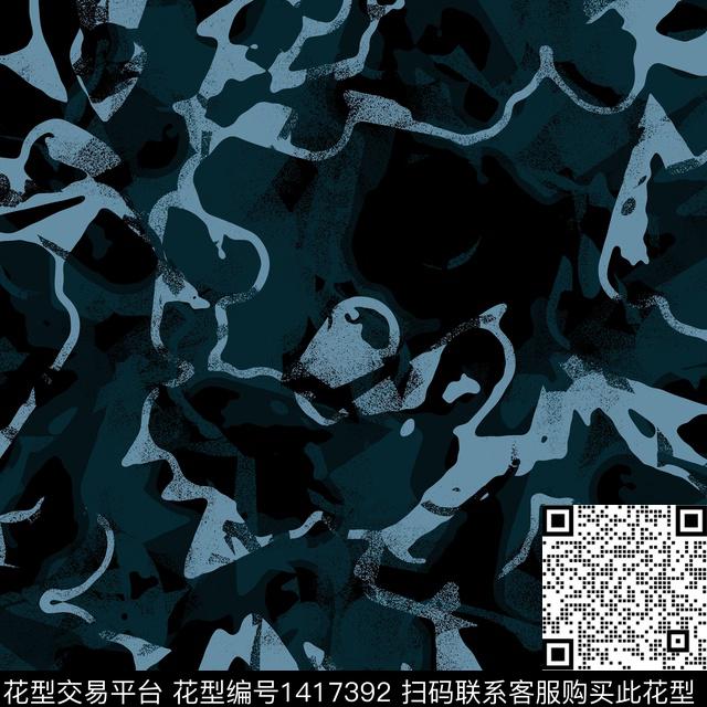 纸印花几何大牌风传统印花华亿平台下载（图片编号: 1417392） - 瓦栏（Walan）