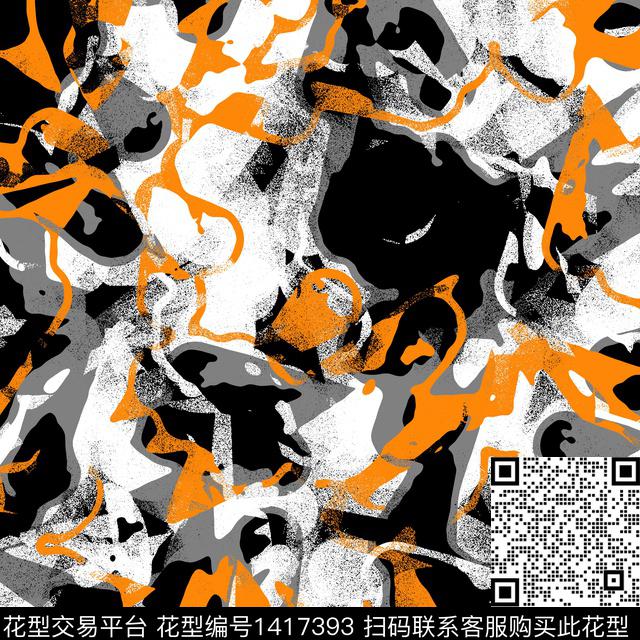 纸印花几何大牌风传统印花华亿平台下载（图片编号: 1417393） - 瓦栏（Walan）