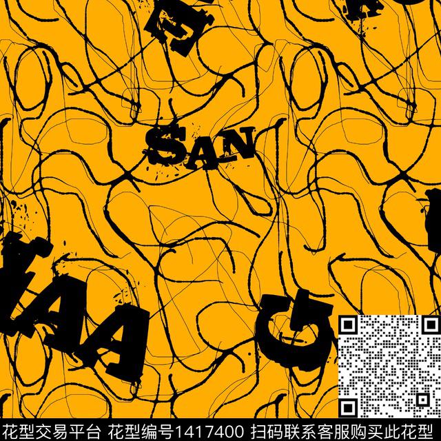 纸印花几何大牌风传统印花华亿平台下载（图片编号: 1417400） - 瓦栏（Walan）