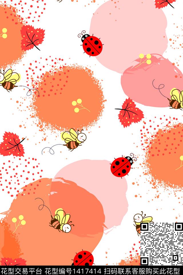 涂鸦时尚创意数码印花华亿平台下载（图片编号: 1417414） - 瓦栏（Walan）