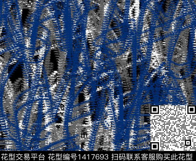 几何定位花字母数码印花华亿平台下载（图片编号: 1417693） - 瓦栏（Walan）