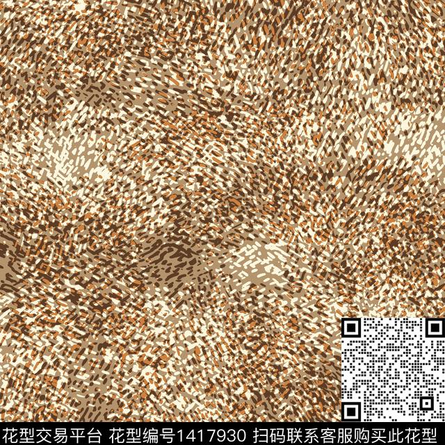 几何清爽底花卉大牌风传统印花华亿平台下载（图片编号: 1417930） - 瓦栏（Walan）