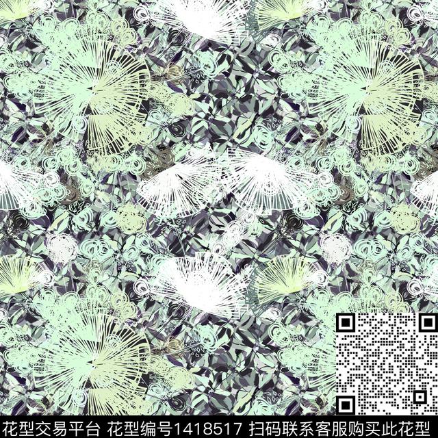 简约数码华亿平台大牌风数码印花华亿平台下载（图片编号: 1418517） - 瓦栏（Walan）