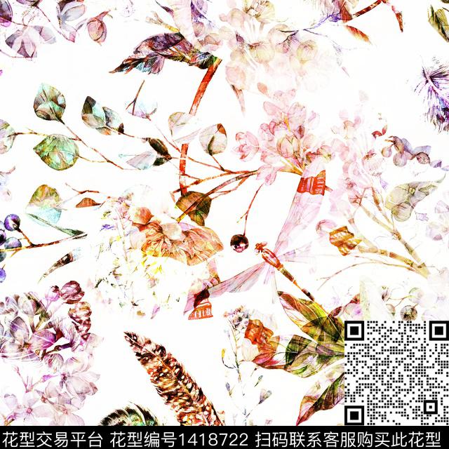 几何数码华亿平台扎染华亿平台数码印花华亿平台下载（图片编号: 1418722） - 瓦栏（Walan）