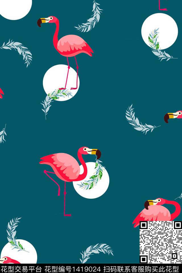 几何大牌风卡通数码印花华亿平台下载（图片编号: 1419024） - 瓦栏（Walan）